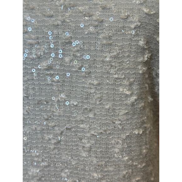 New ~ LULU'S ~ Bring the Magic White Tweed Sequin HOLIDAY Dress Size XL - Picture 7 of 11